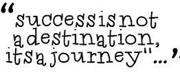succes is een reis